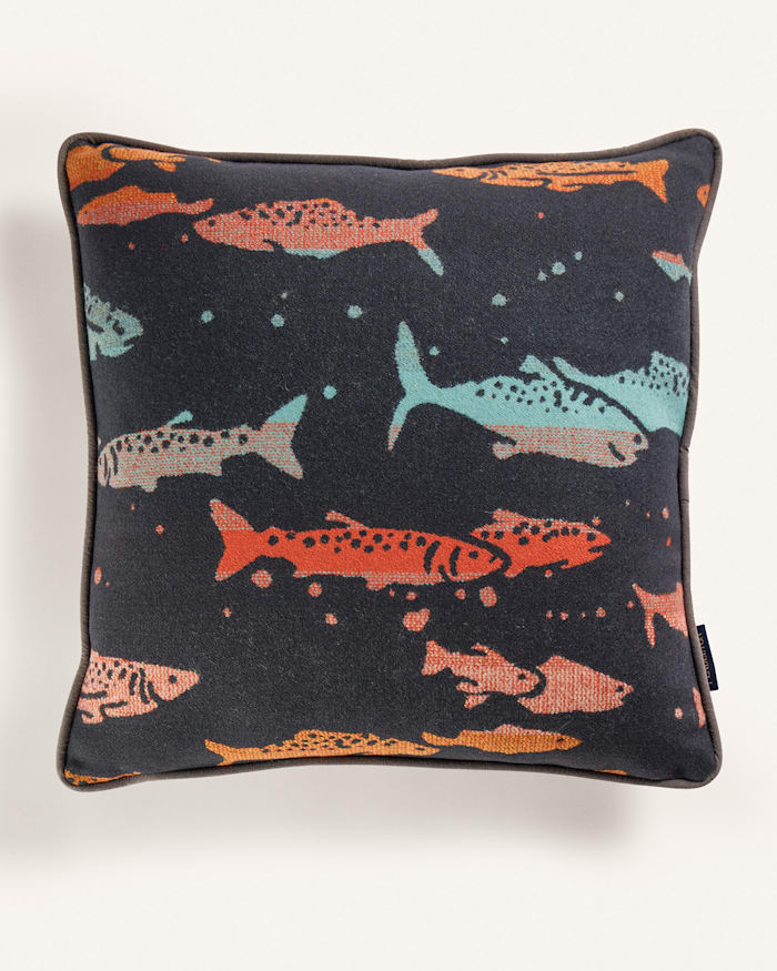 SALMON RUN PILLOW